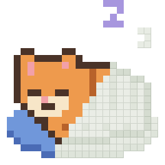 Sleepy cat, partly coloured